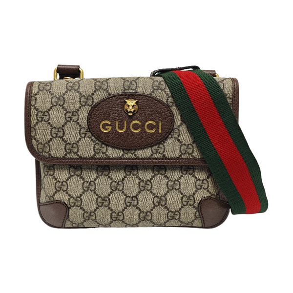 Neo Vintage Small Monogram Coated Canvas Beige