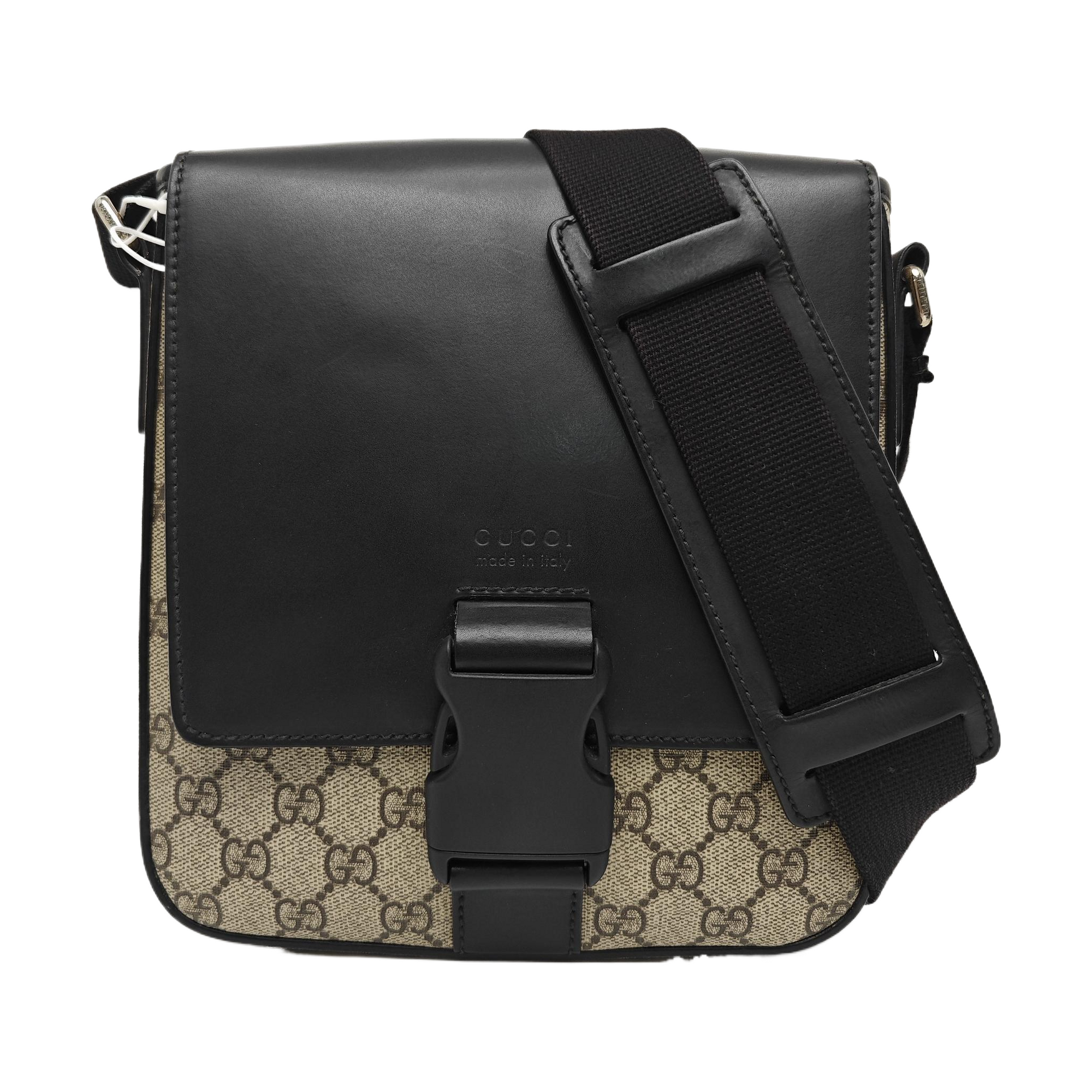 Monogram Coated Canvas Shoulder Bag Beige