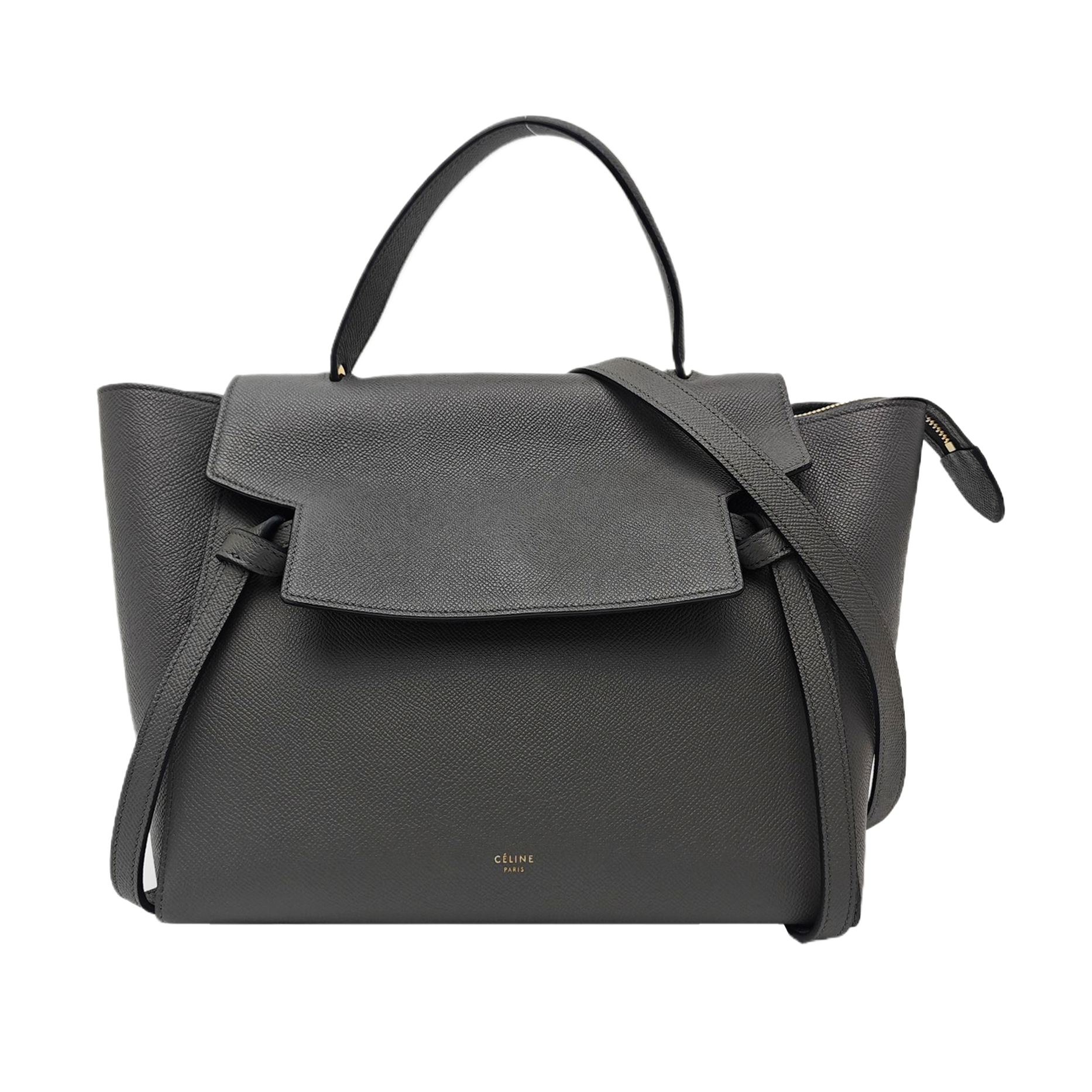 BELT Mini Calfskin Gray