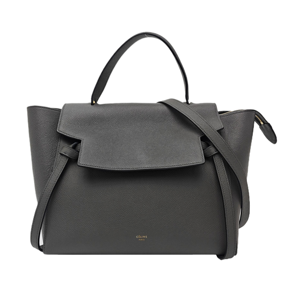 BELT Mini Calfskin Gray