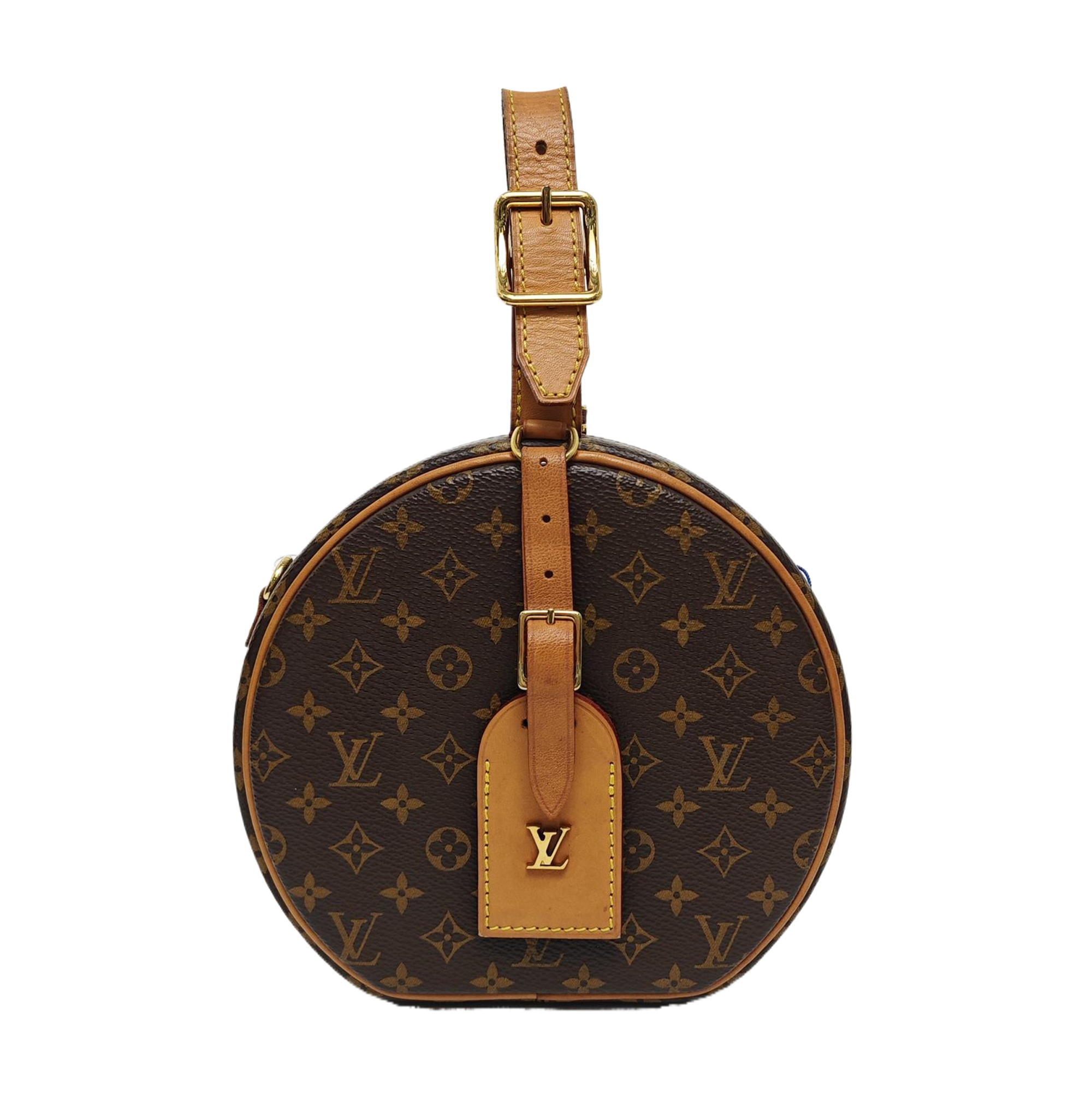 BOITE CHAPEAU PM Monogram Coated Canvas Brown