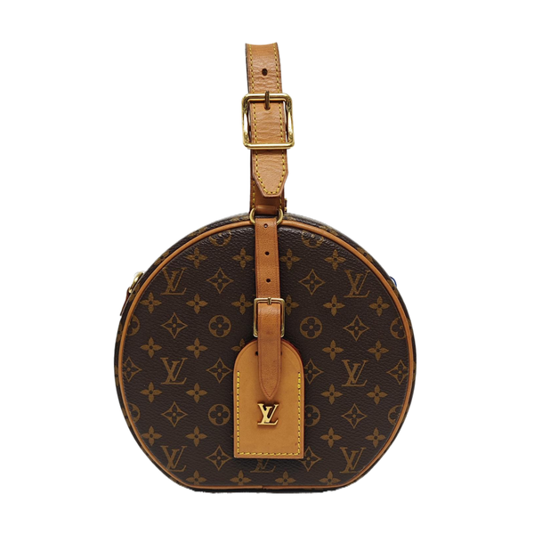 BOITE CHAPEAU PM Monogram Coated Canvas Brown