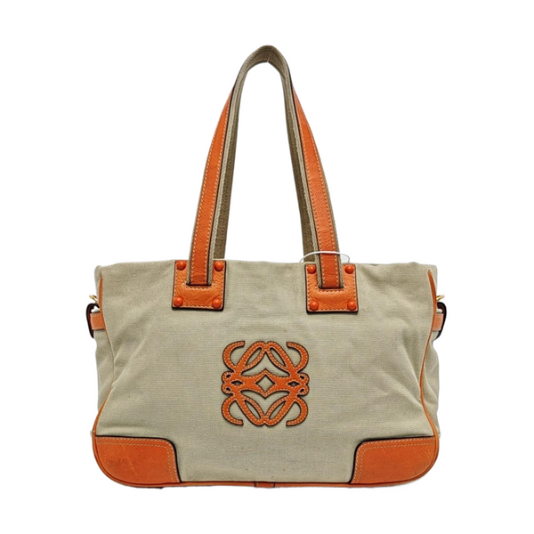 Canvas Shoulder Bag Beige