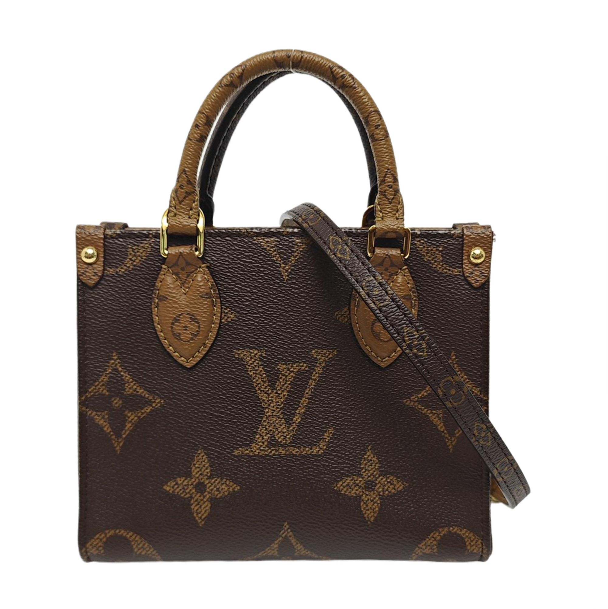ONTHEGO BB Monogram Coated Canvas Brown