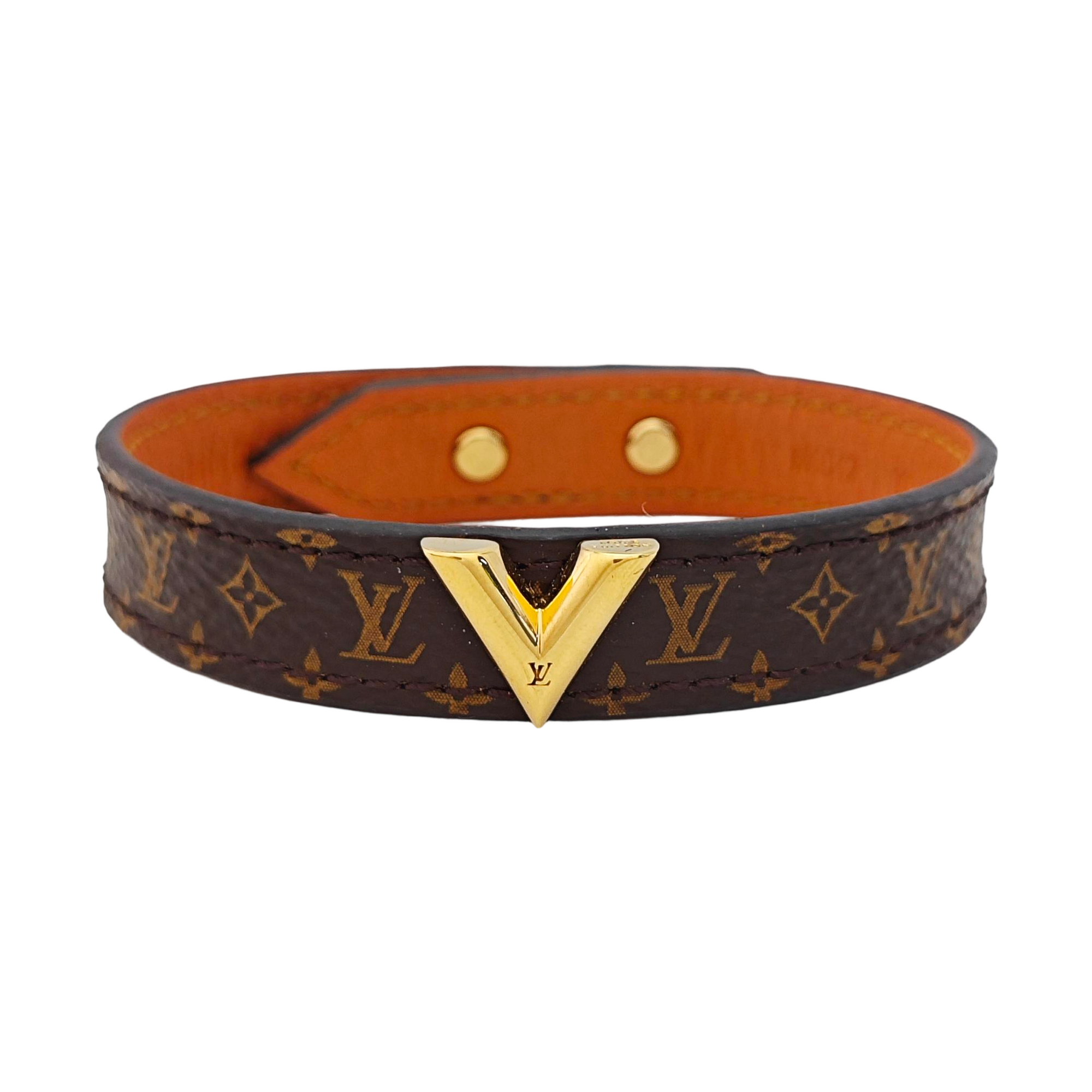 ESSENTIAL V Metal Brown Bangle