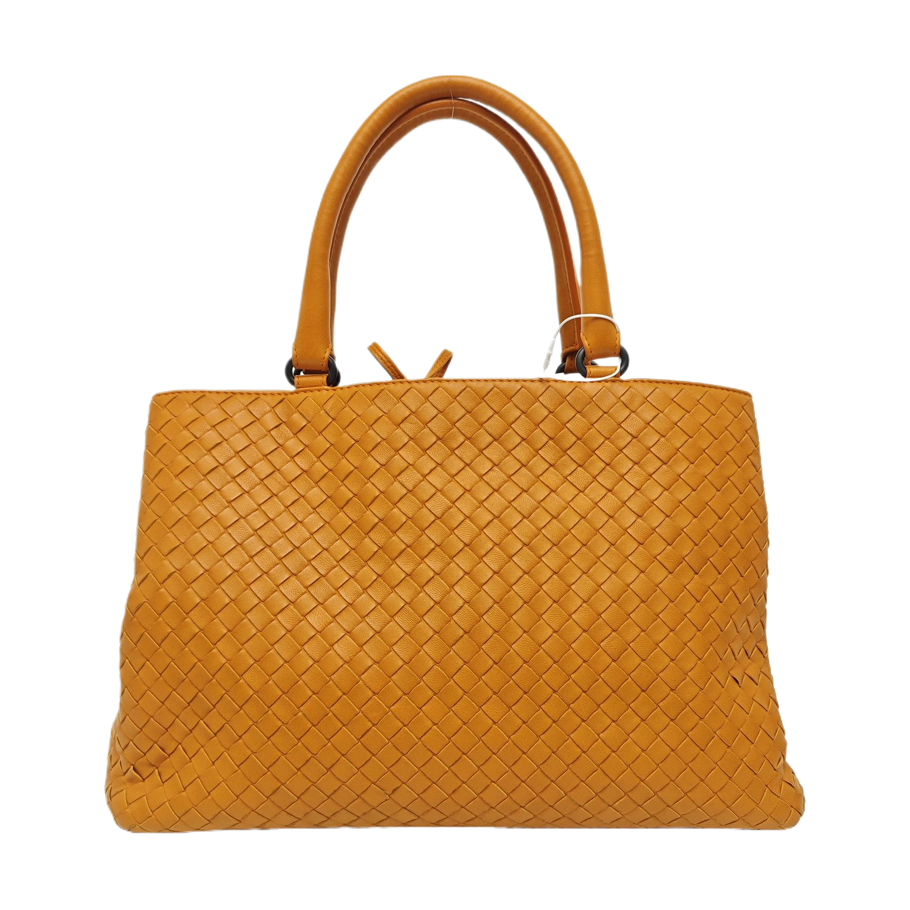 Lambskin Top Handle Bag Orange