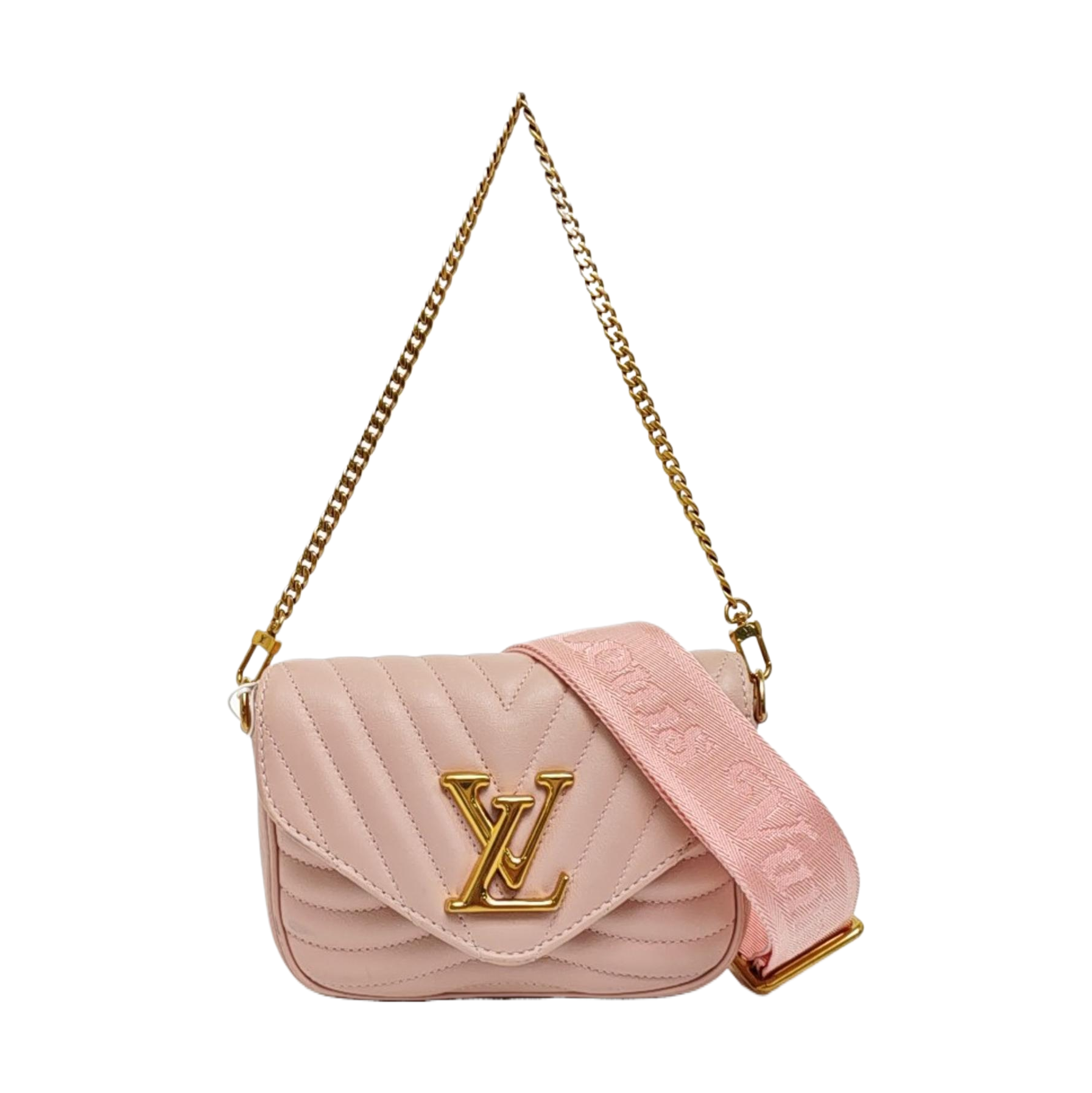 NEW WAVE Quilted Calfskin Pink