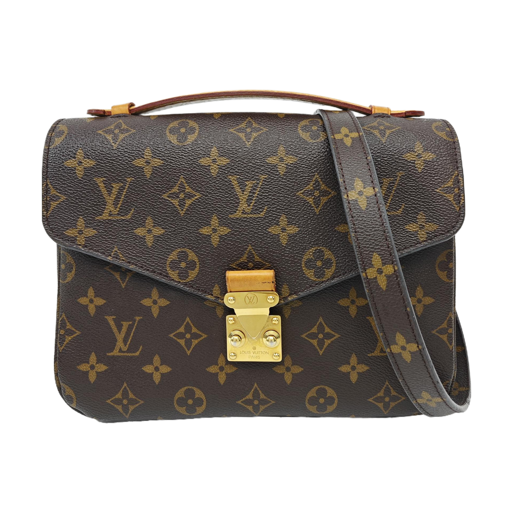 MÉTIS MM Monogram Coated Canvas Brown