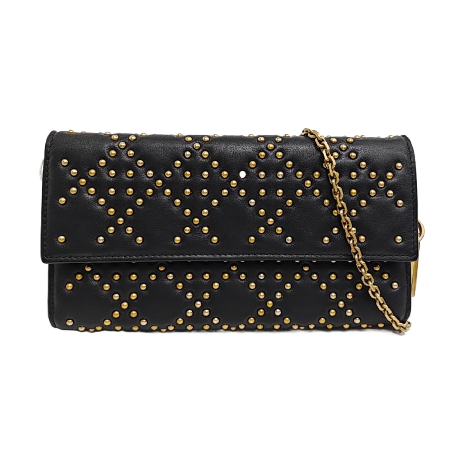 Lambskin Shoulder Bag Black