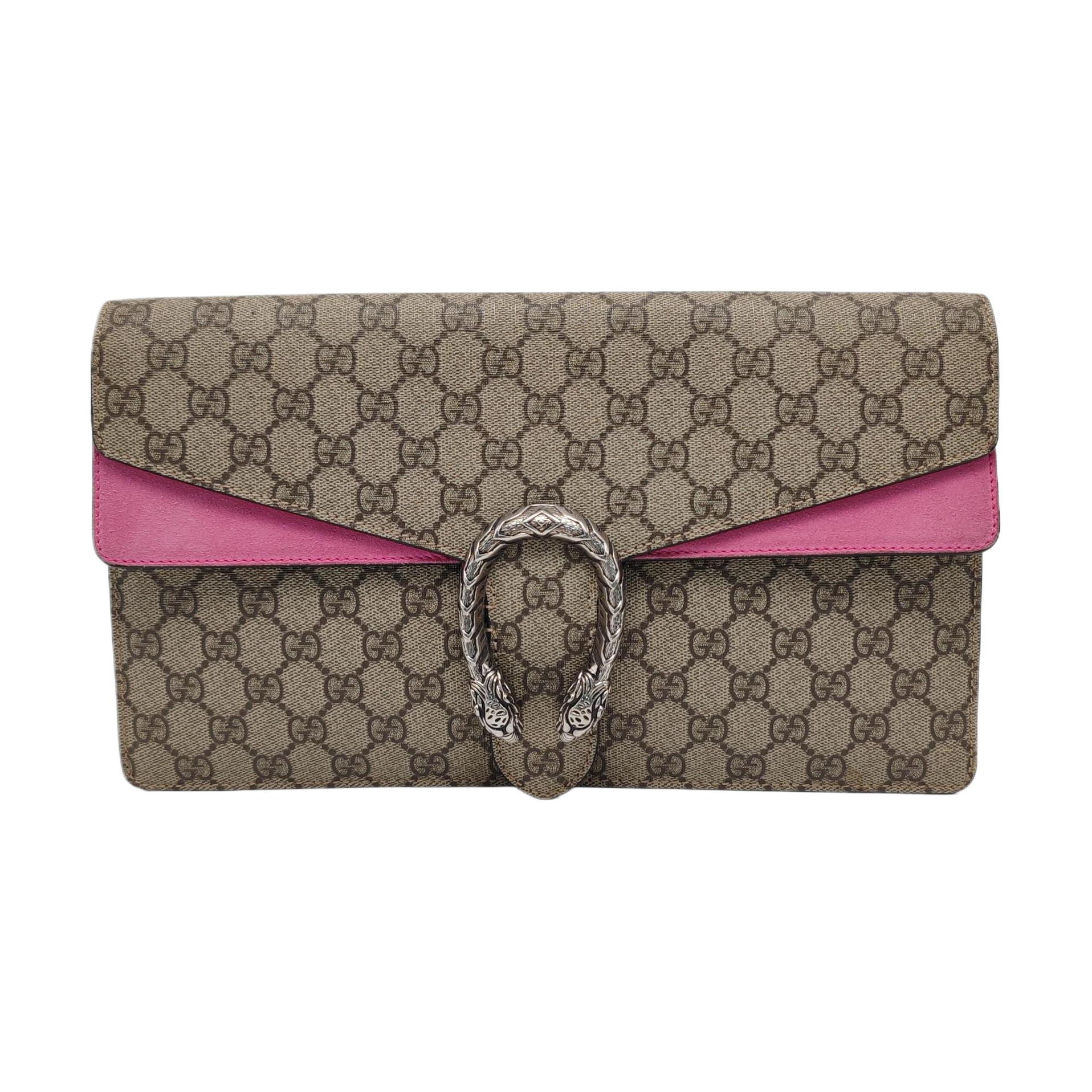 Authenticated pre-owned  Dionysus Monogram Coated Canvas Beige - Clutch at Looply