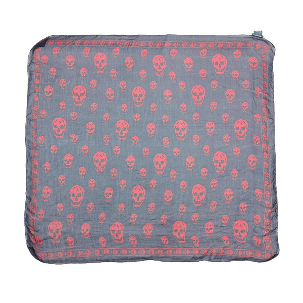Mulberry Silk Silk Scarf Blue
