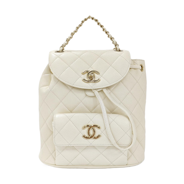 DUMA Quilted Grained Calfskin Beige