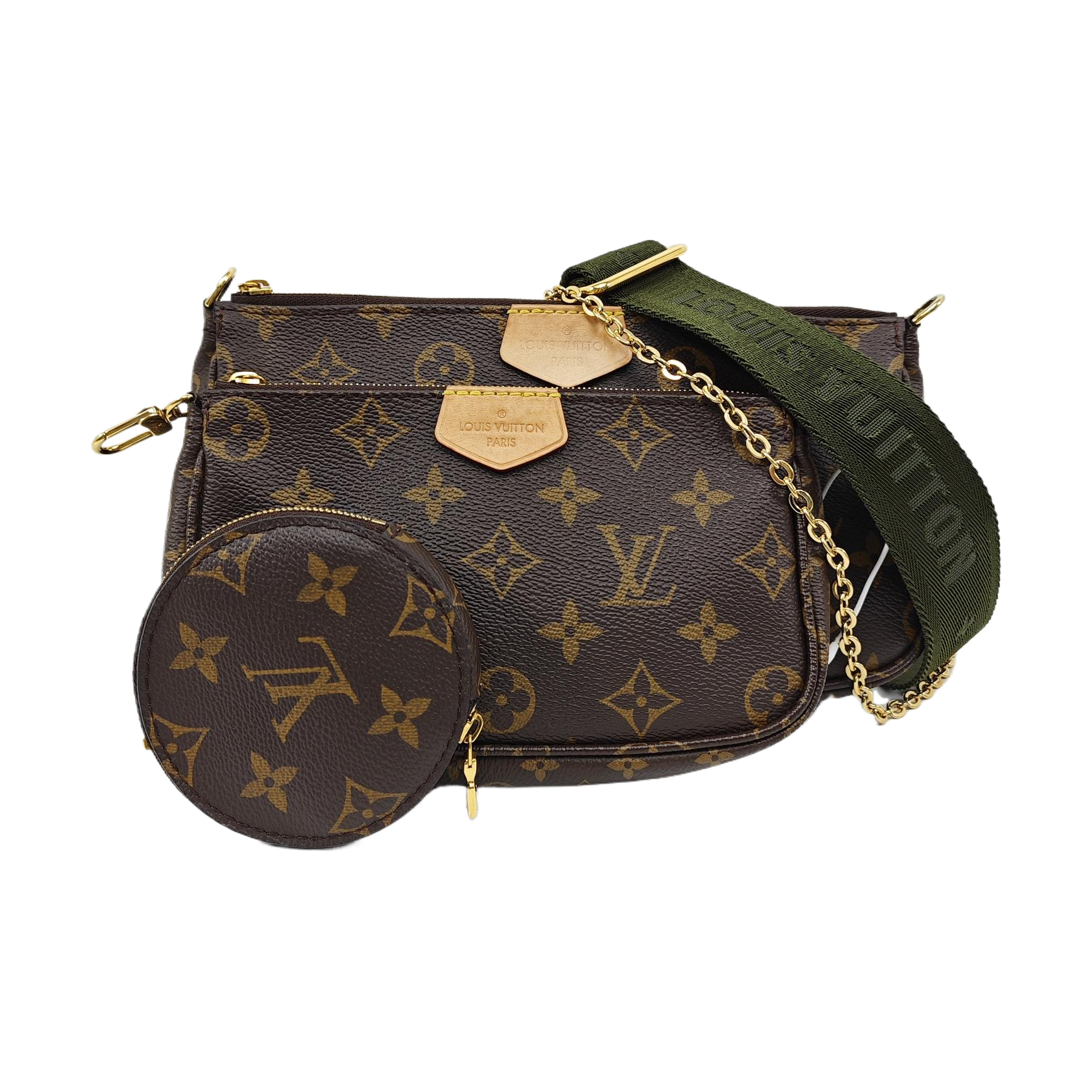 MULTI Monogram Coated Canvas Brown