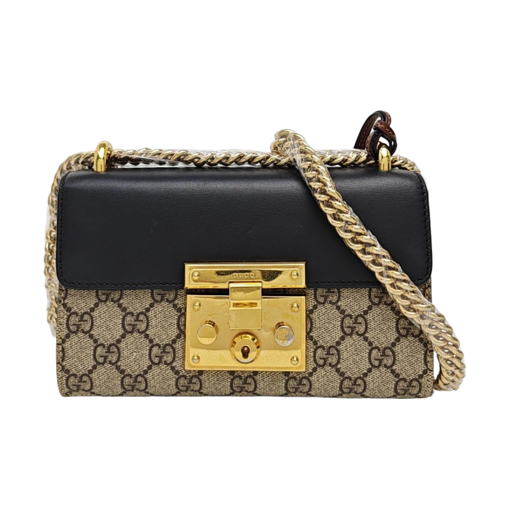 Padlock Small Monogram Coated Canvas Multicolor