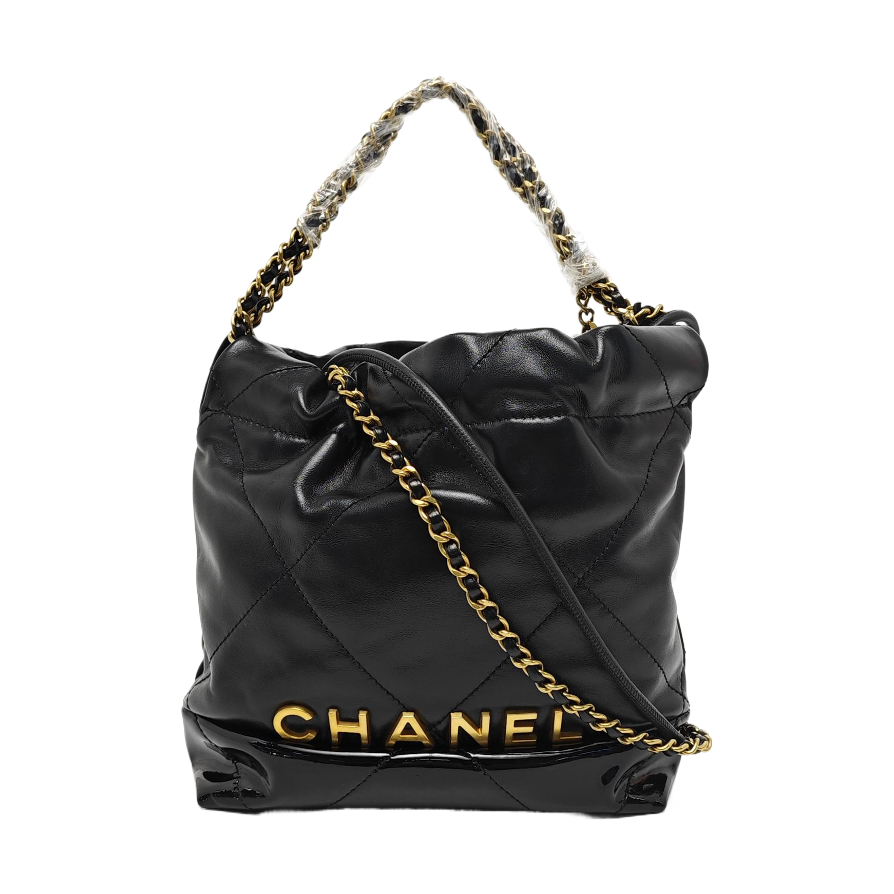 CHANEL 22 Mini Quilted Calfskin Black
