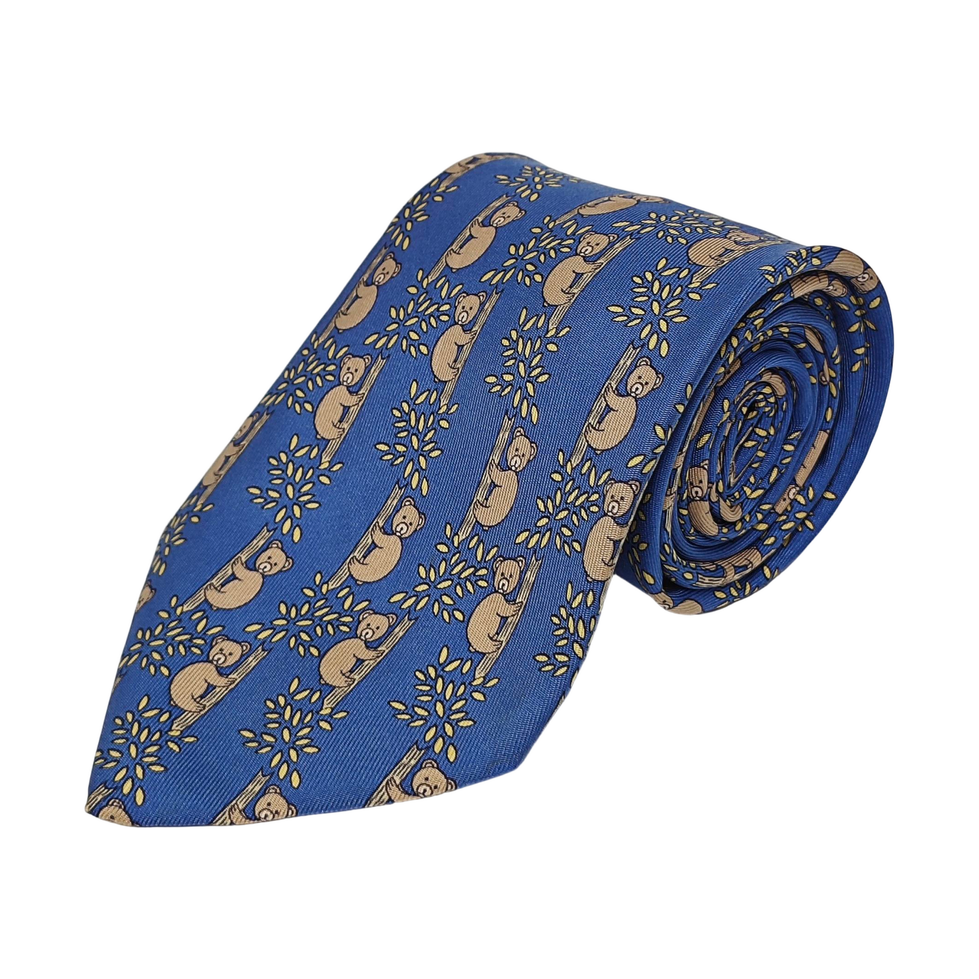 Mulberry Silk Tie Blue