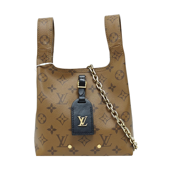ATLANTIS BB Monogram Coated Canvas Brown