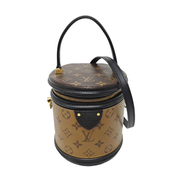 CANNES PM Monogram Coated Canvas Brown