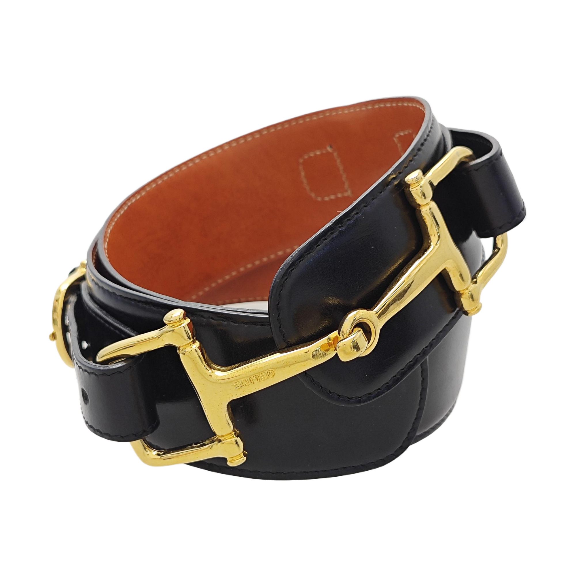 Leather Bag Strap Black