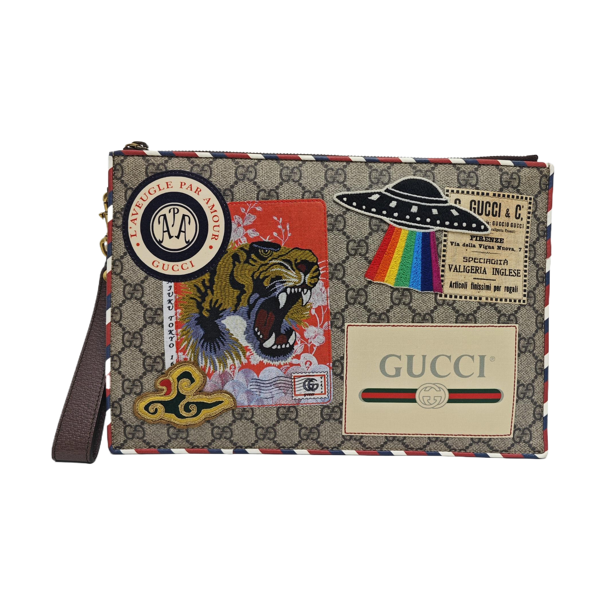 Courrier Monogram Coated Canvas Beige
