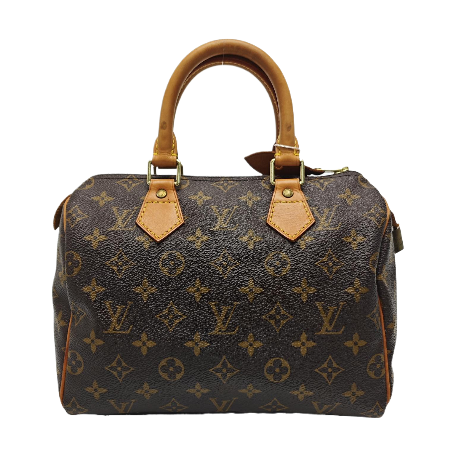 SPEEDY 25 Monogram Coated Canvas Brown