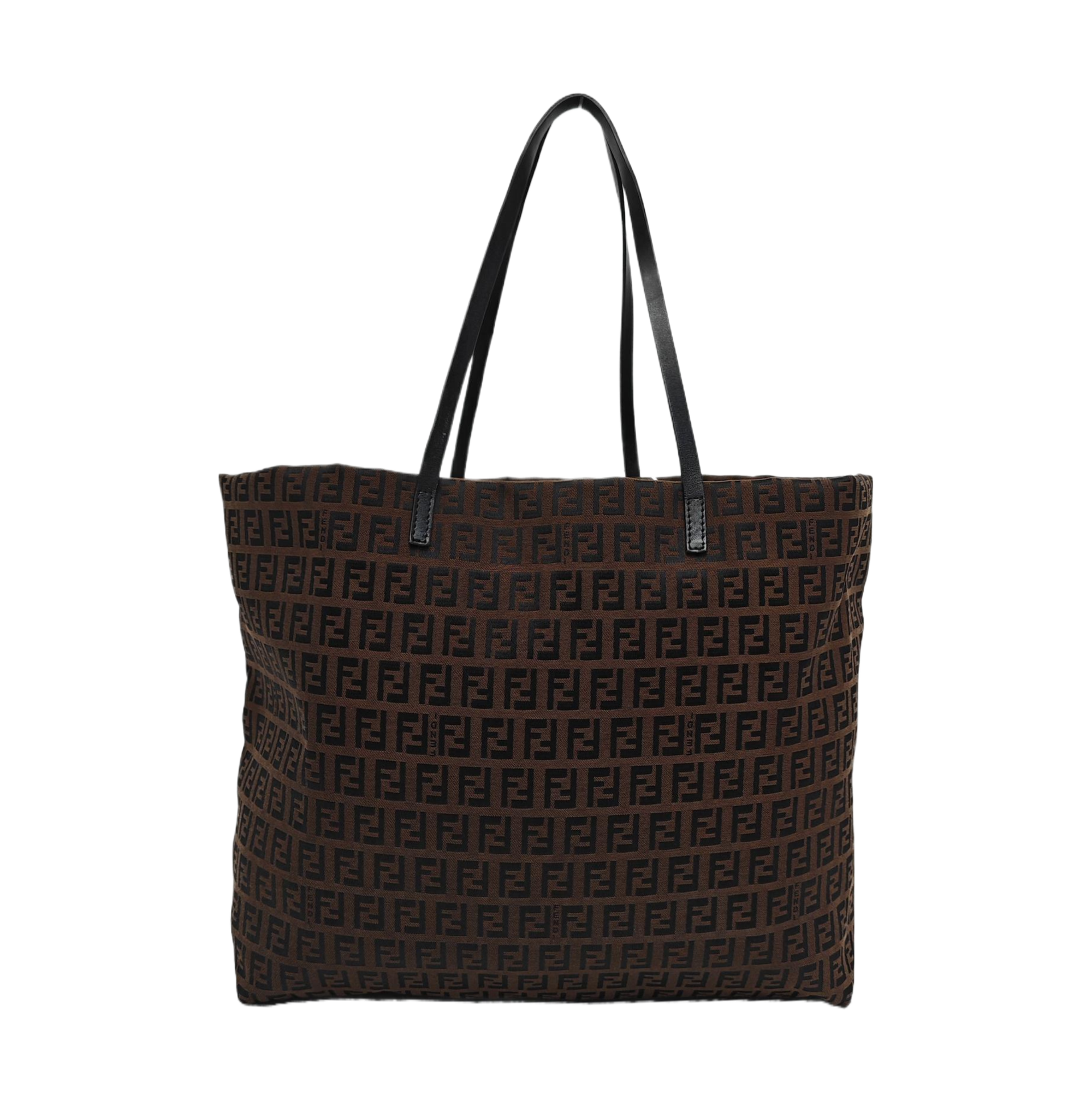 Canvas Top Handle Bag Brown
