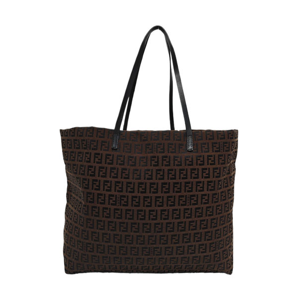 Canvas Top Handle Bag Brown