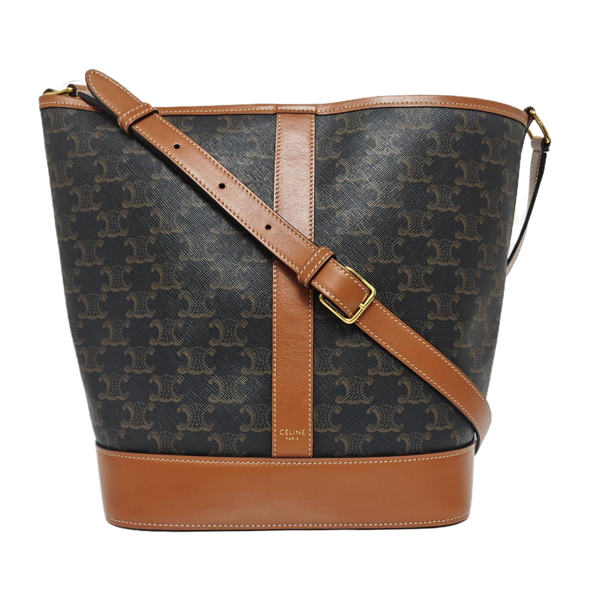 TRIOMPHE CANVAS Medium Coated Canvas Brown
