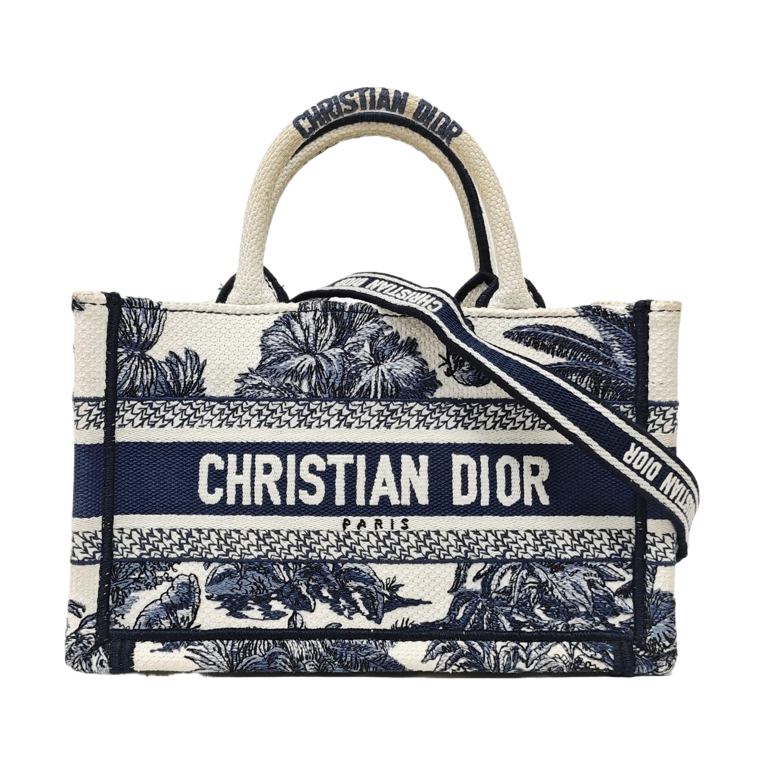 Book Tote Mini Fabric Blue