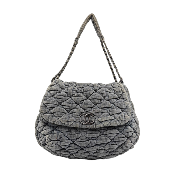 Quilted Velvet Gray