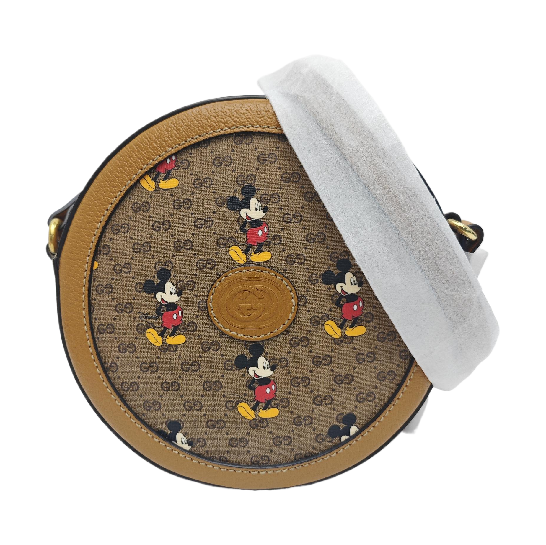 Disney X Gucci Monogram Coated Canvas Brown