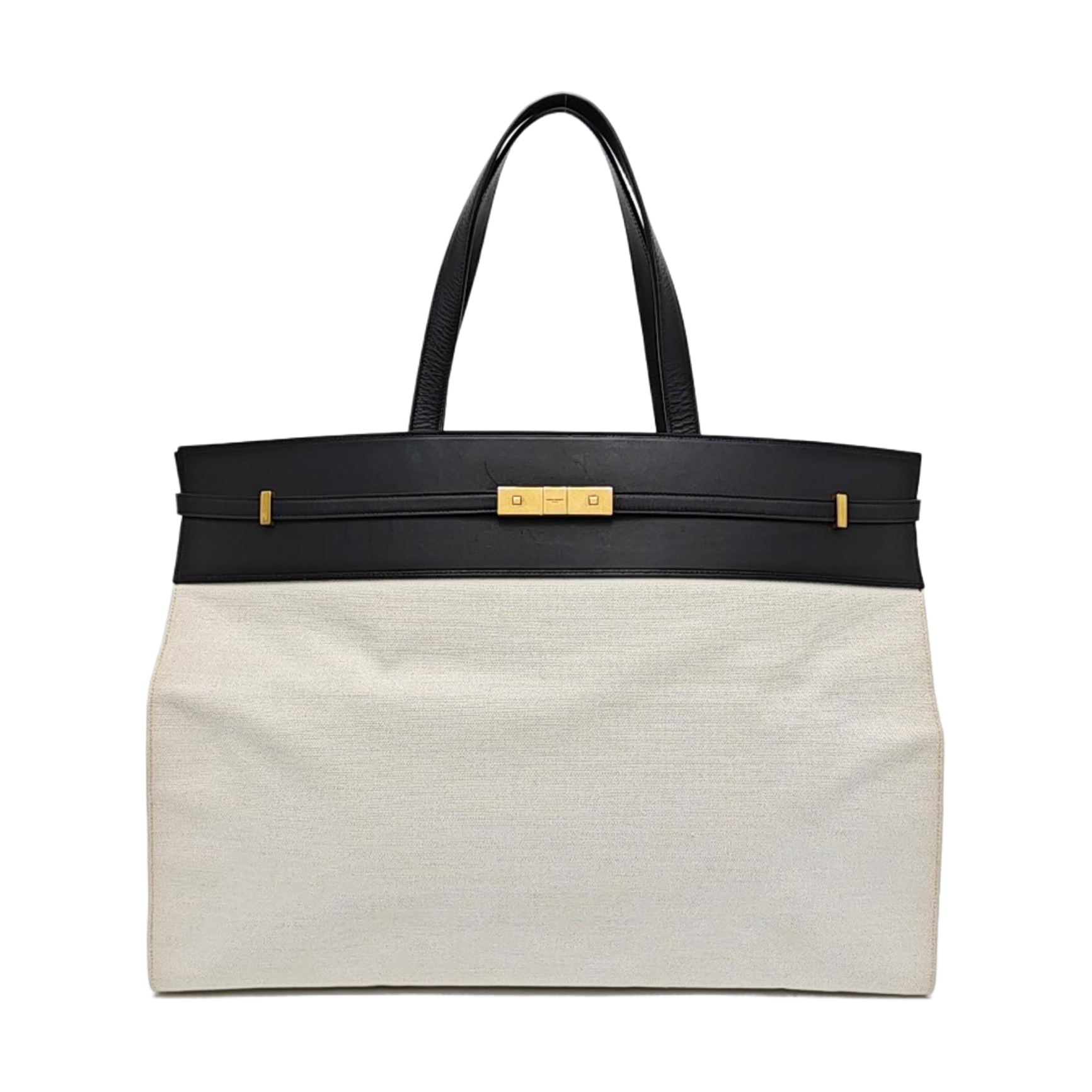 Authenticated pre-owned  MANHATTAN Canvas White - Tote Bag at Looply