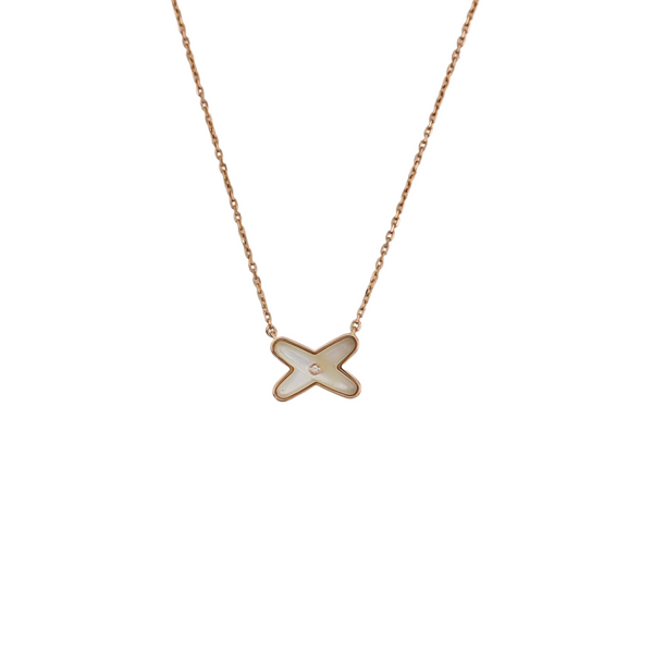 Jeux De Liens 18k Rose Gold Necklace