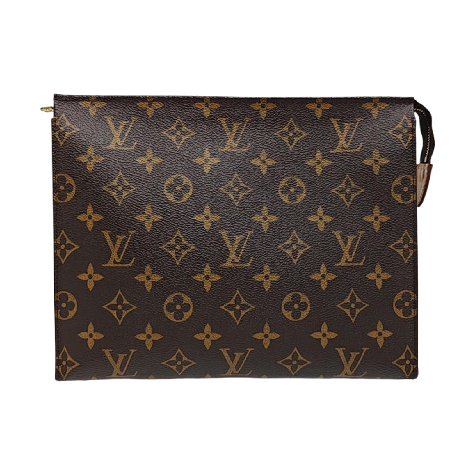 TOILET POCKET 26 Monogram Coated Canvas Brown