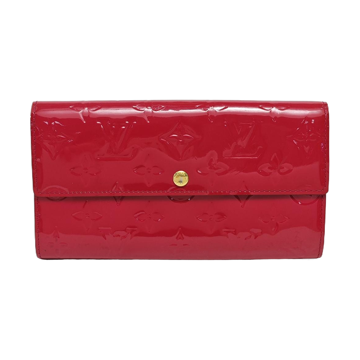 PORTE MONNAIE Patent Leather Red Wallet