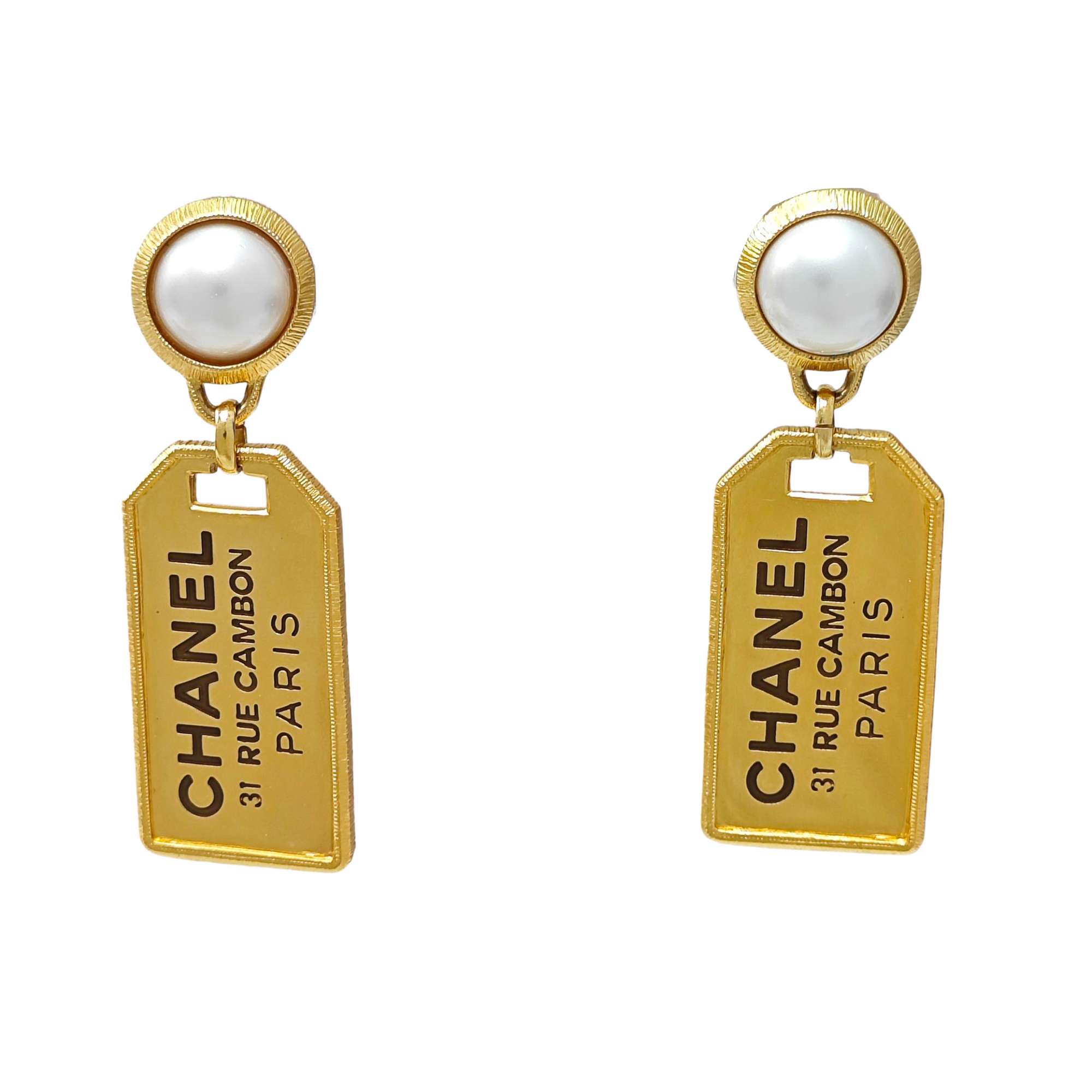 Metal Gold Stud Earrings