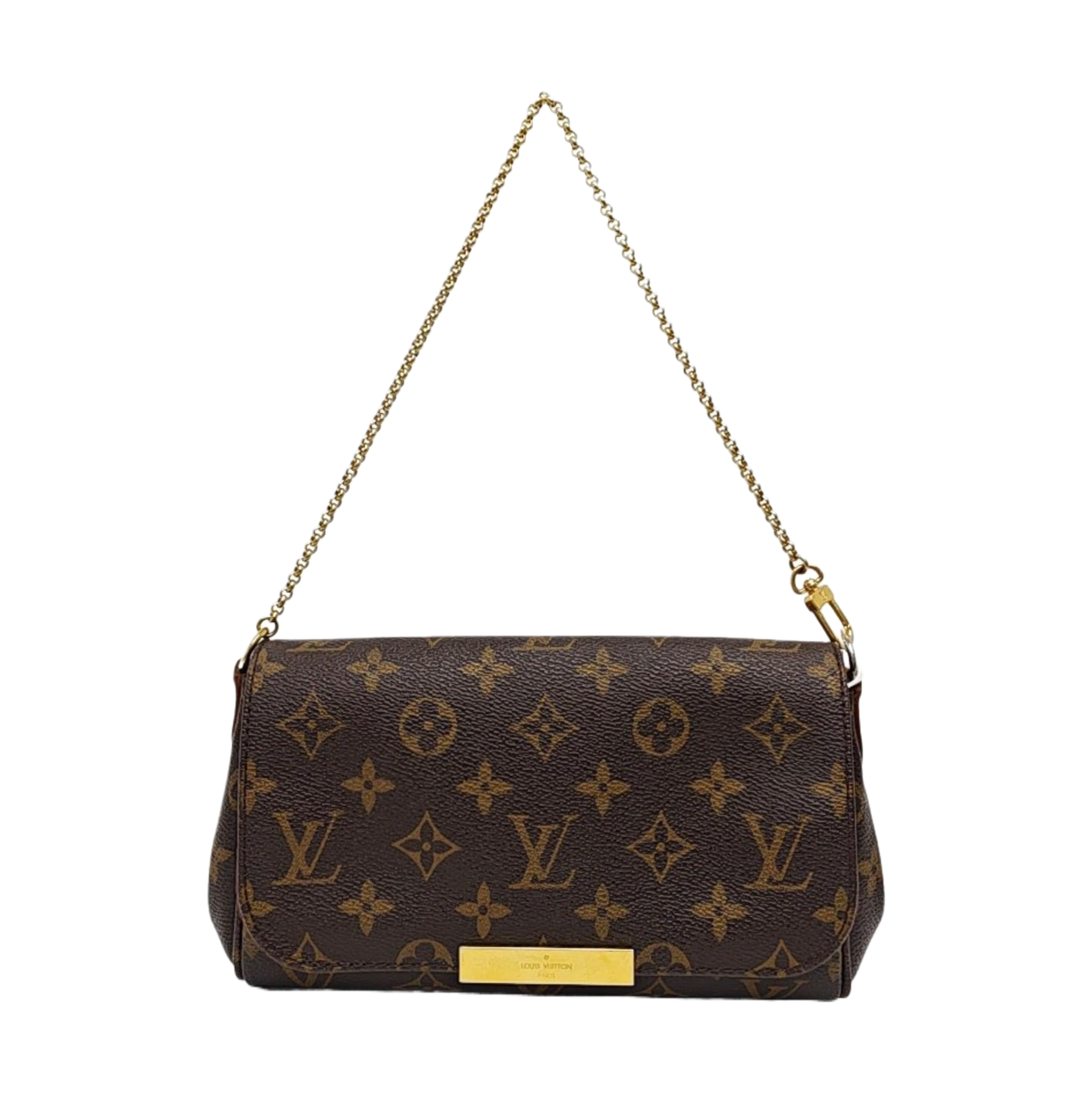 FAVORITE PM Monogram Coated Canvas Brown