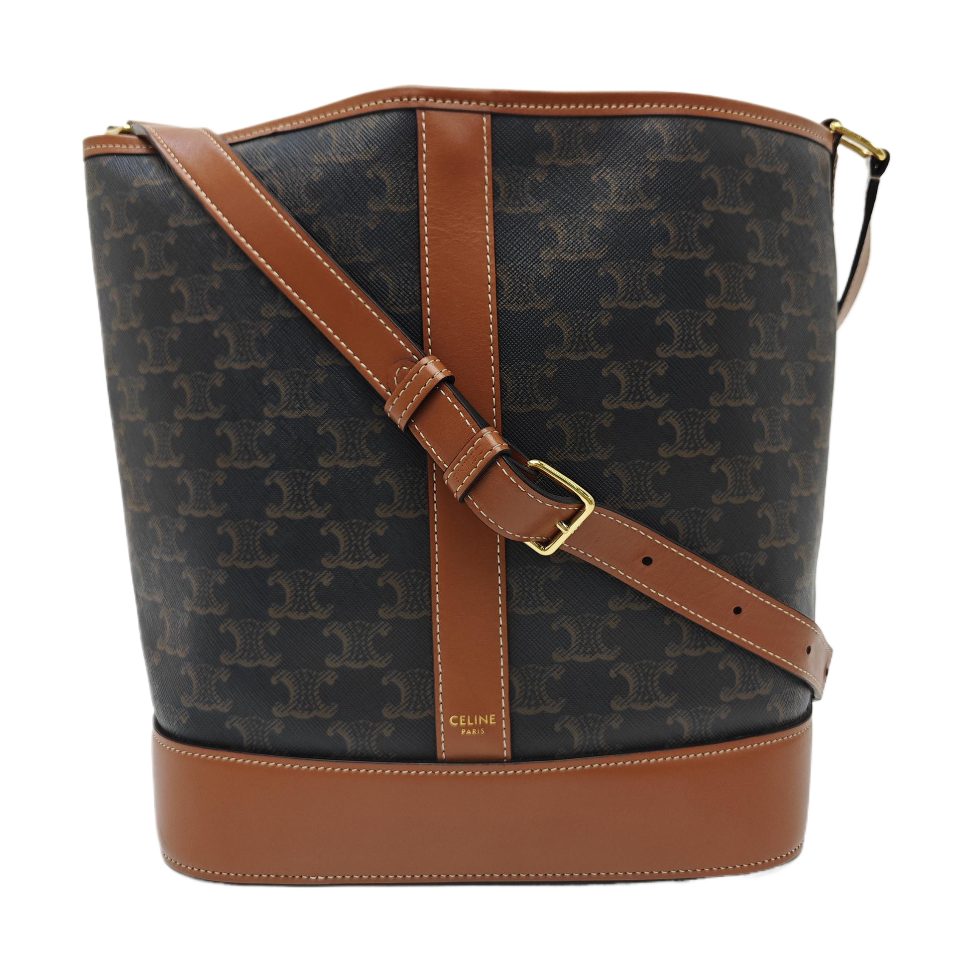 TRIOMPHE CANVAS Small Coated Canvas Brown
