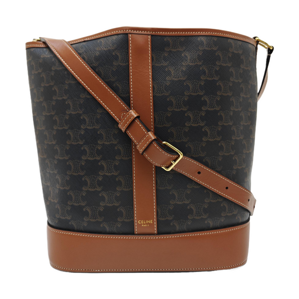TRIOMPHE CANVAS Small Coated Canvas Brown