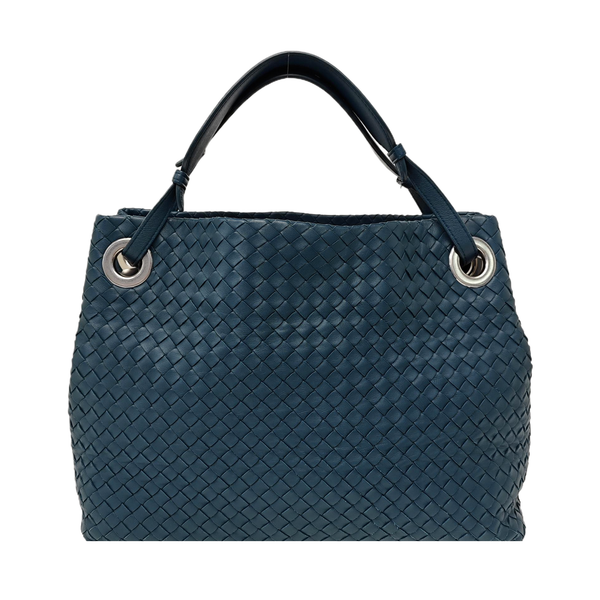 Lambskin Tote Bag Blue