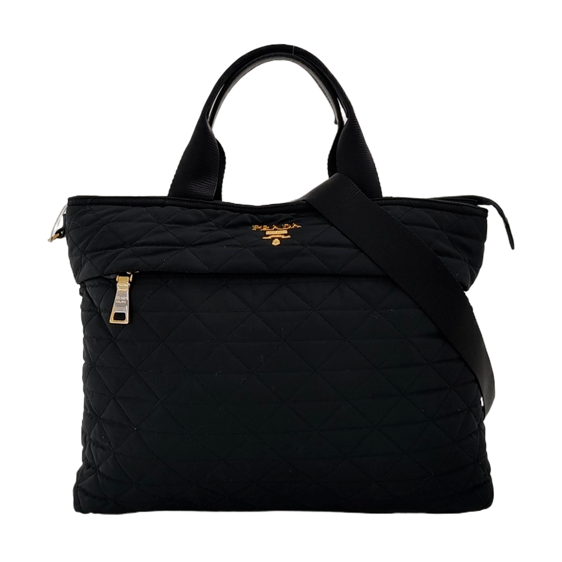 Quilted Nylon Black