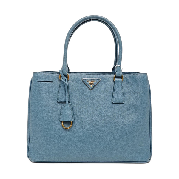Galleria Large Saffiano Calfskin Blue