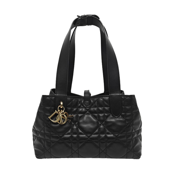 Toujours Small Cannage Calfskin Black