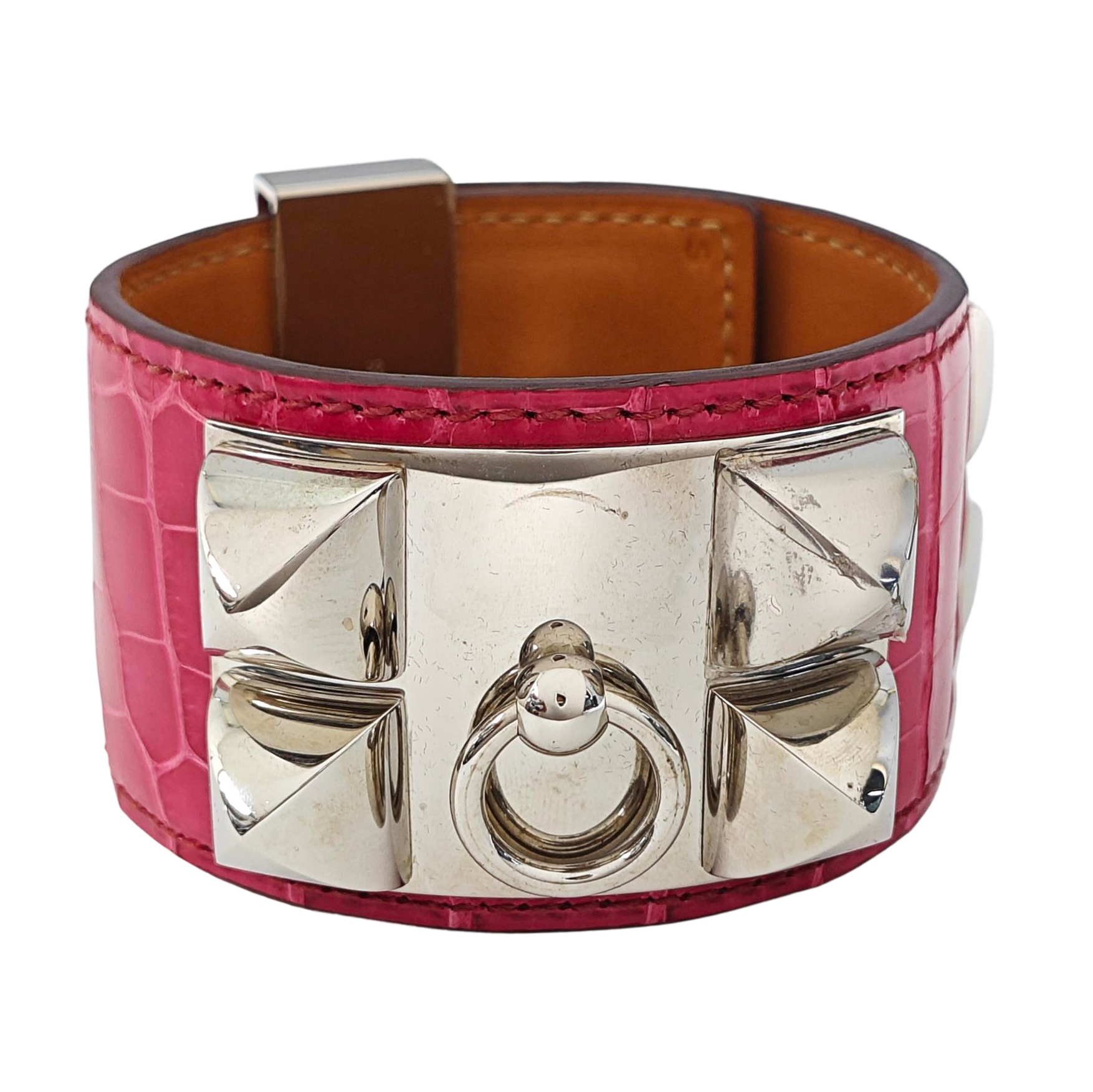 Collier De Chien Leather Red Bangle