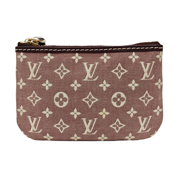 Monogram Canvas Coin Purse Red