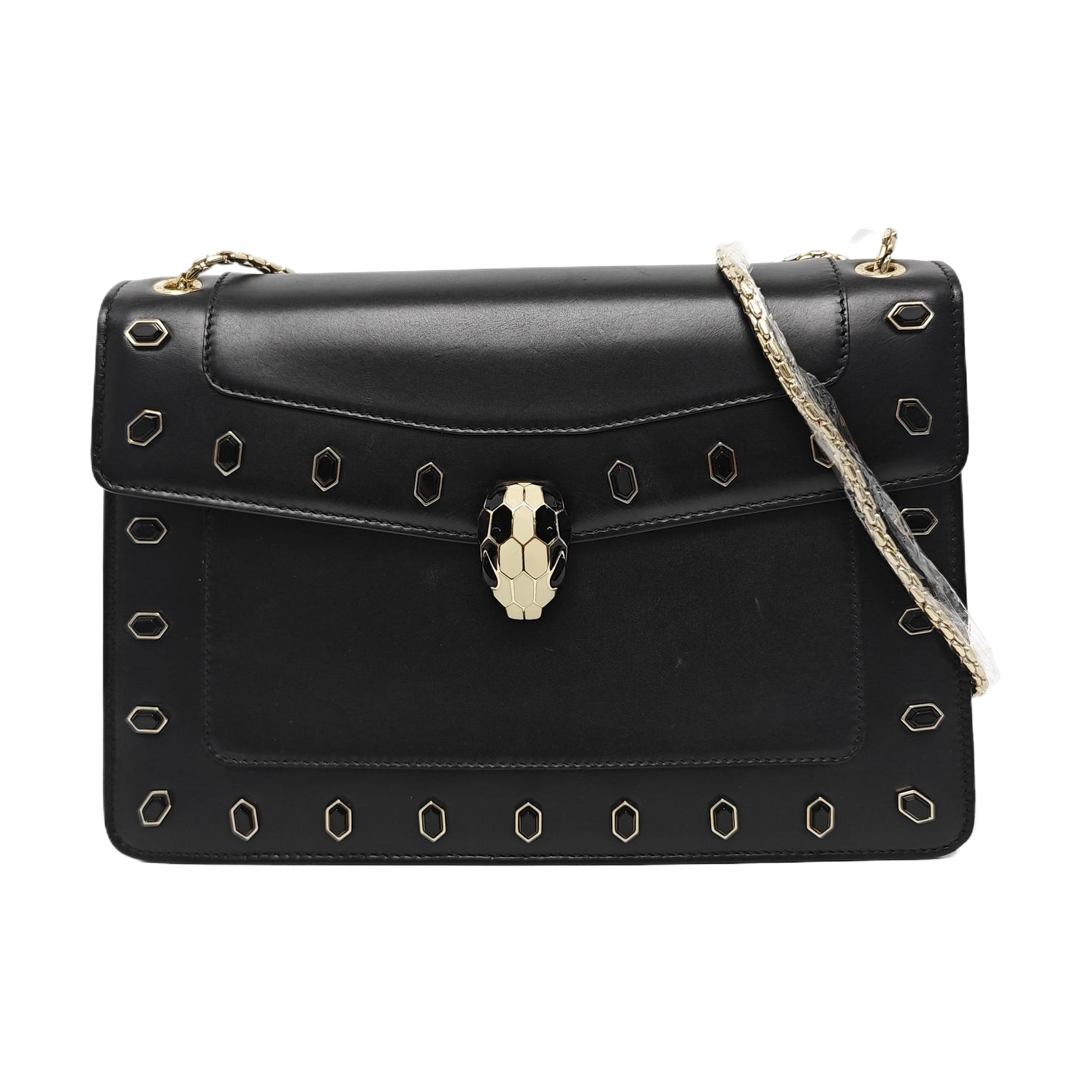 SERPENTI FOREVER Medium Calfskin Black