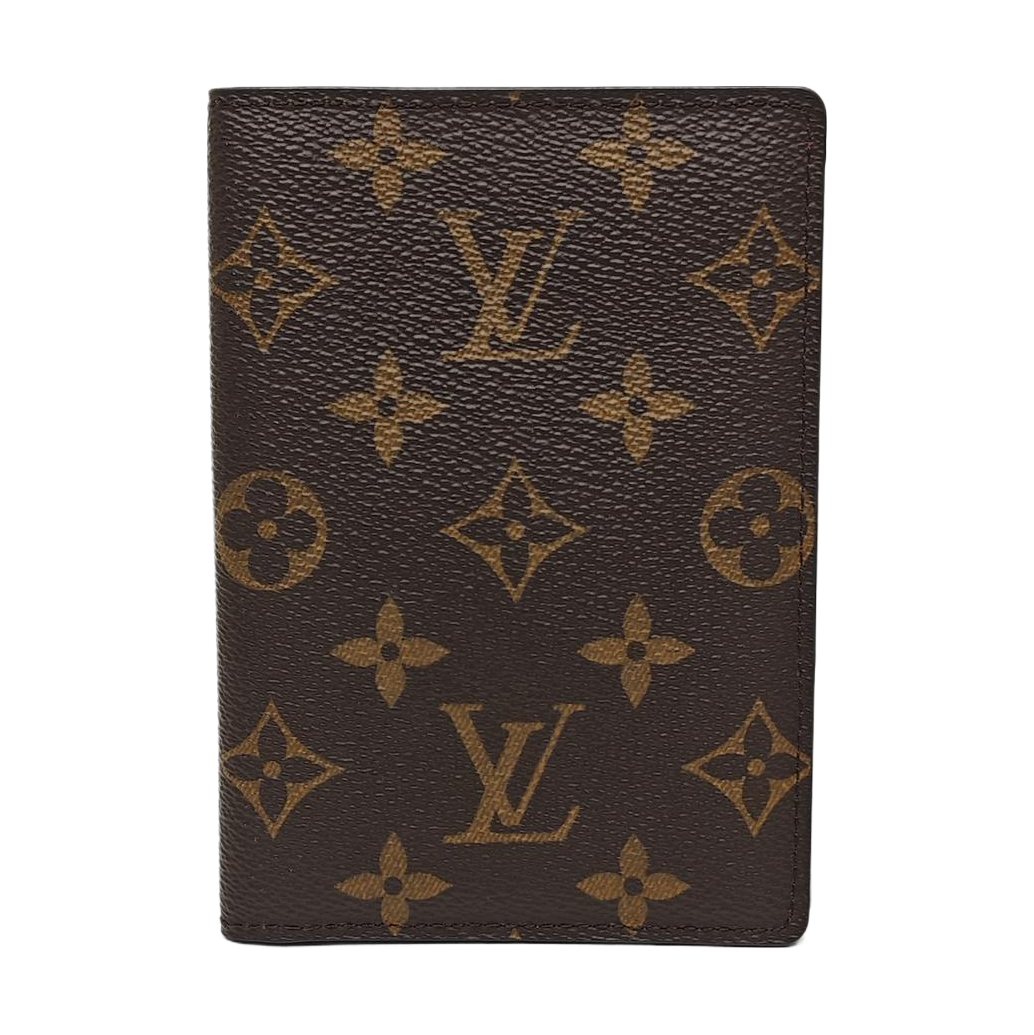 Monogram Coated Canvas Wallet Brown