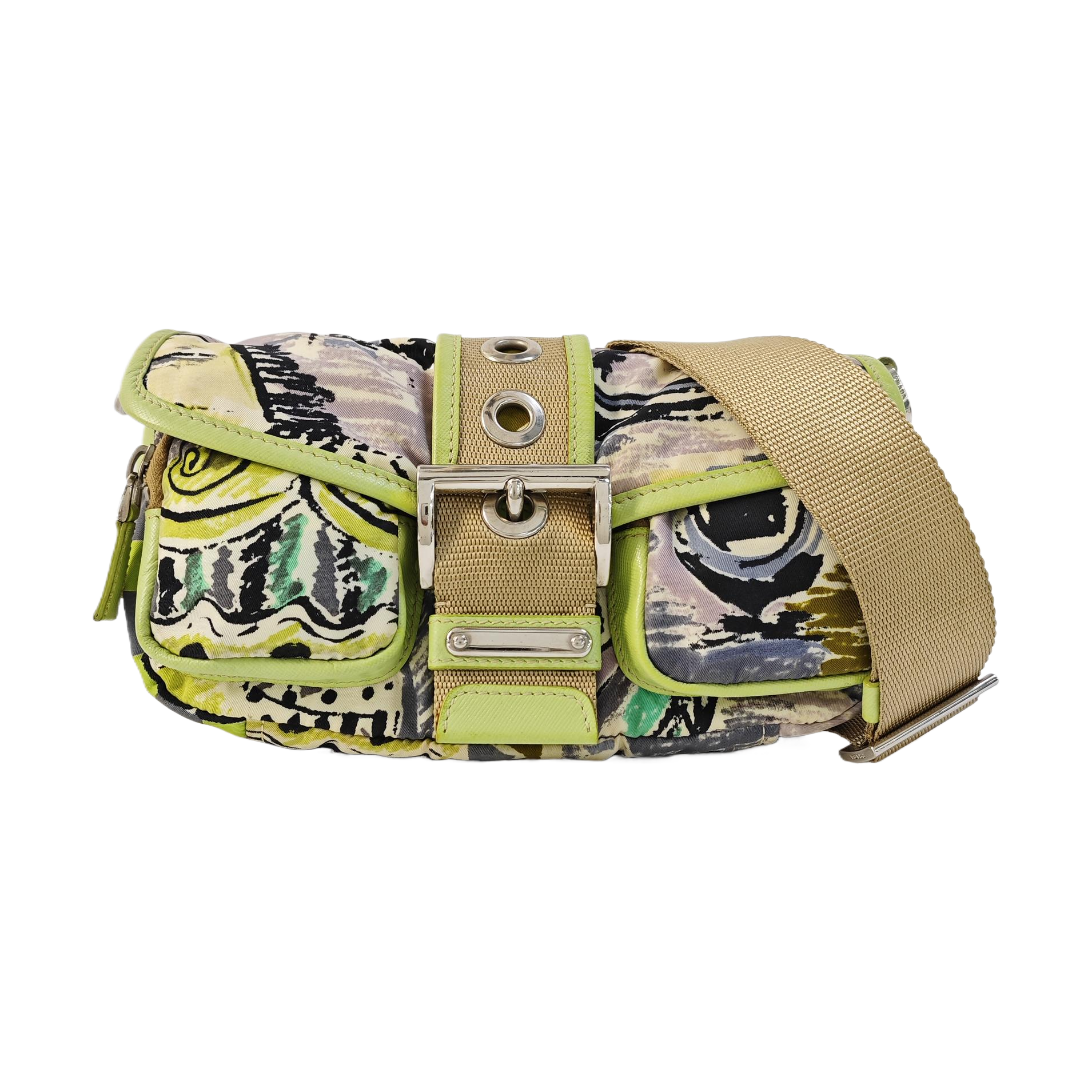 Nylon Shoulder Bag Multicolor