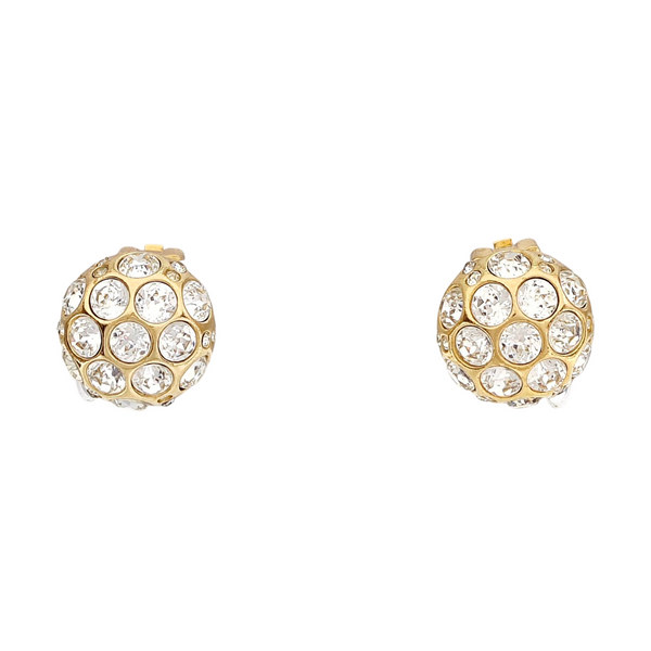 Metal Gold Clip On Earrings