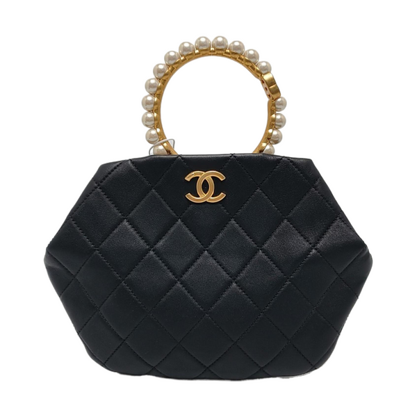 Quilted Lambskin Black